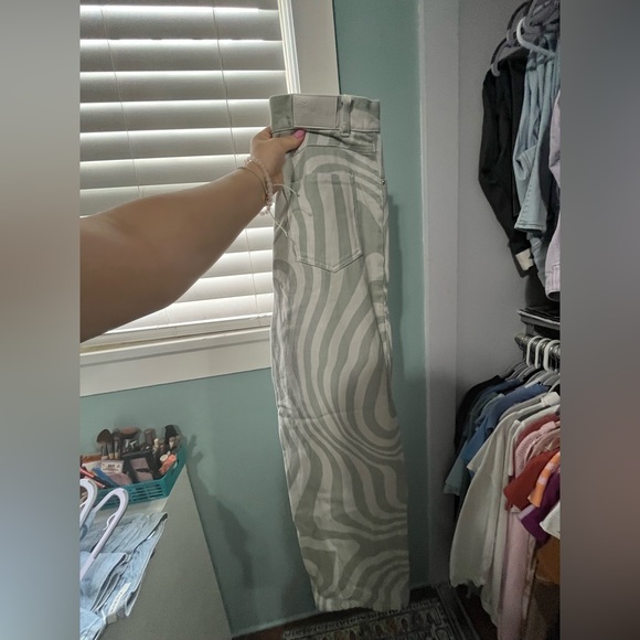 SHEKOU swirl jeans/pants - Picture 1 of 3